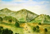26 - On the Malvern Hills - Watercolour - David Partington.JPG